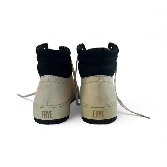 Frye Men's Off White and Black Trainers size 10 - Picture 5 of 7